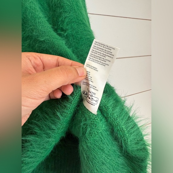 Free People Harrison Bunny Fuzzy Pullover Crewneck Sweater - Picture 4 of 11